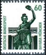 Germania 1987 - serie Monumenti celebri: 60 p