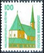 Germania 1987 - serie Monumenti celebri: 100 p