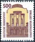 Germania 1987 - serie Monumenti celebri: 500 p