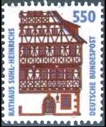 Germania 1987 - serie Monumenti celebri: 550 p