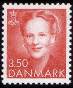 Denmark 1990 - set Queen Margrethe: 3,50 kr