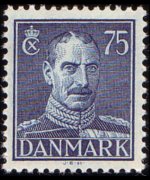Denmark 1942 - set King Christian X: 75 ø