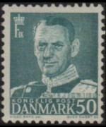Danimarca 1948 - serie Re Federico IX: 50 ø