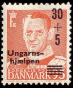 Denmark 1948 - set King Frederik iX: 30 ø + 5 ø su 95 ø