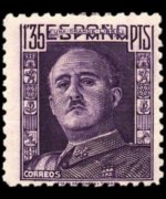 Spain 1942 - set Portrait of General Franco: 1,35 ptas