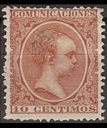Spain 1889 - set King Alfonso XIII: 10 c