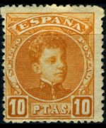 Spain 1901 - set King Alfonso XIII: 10 ptas