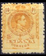 Spain 1909 - set King Alfonso XIII: 10 ptas