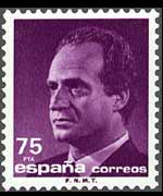 Spain 1985 - set J. Carlos I portrait: 75 ptas