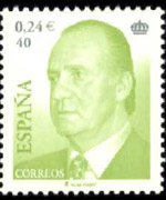 Spain 2001 - set J. Carlos I portrait: 0,24 € - 40 ptas