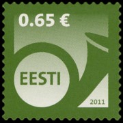 Estonia 2011 - serie Corno di posta - Euro: 0,65 €