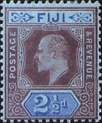 Fiji 1903 - set King Edward VII: 2½ p