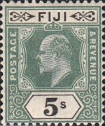 Fiji 1903 - set King Edward VII: 5 sh