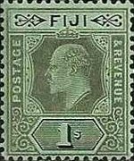 Fiji 1903 - set King Edward VII: 1 sh