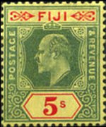 Fiji 1903 - set King Edward VII: 5 sh