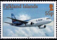 Falkland islands 2008 - set Airplanes: 55 p