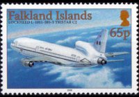 Falkland islands 2008 - set Airplanes: 65 p