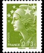 Francia 2008 - serie Marianna di Beaujard: 0,73 €