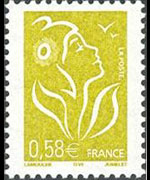 Francia 2005 - serie Marianna di Lamouche: 0,58 €