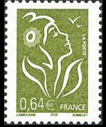 Francia 2005 - serie Marianna di Lamouche: 0,64 €