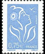 Francia 2005 - serie Marianna di Lamouche: 0,75 €