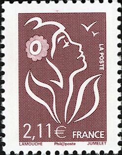 Francia 2005 - serie Marianna di Lamouche: 2,11 €