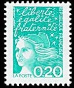Francia 1997 - serie Marianna di Luquet: 0,20 c