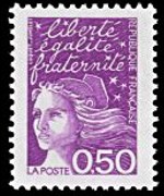 France 1997 - set Luquet's Marianne: 0,50 c