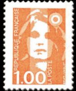 Francia 1990 - serie Marianna di Briat: 1 fr