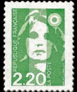Francia 1990 - serie Marianna di Briat: 2,20 fr