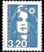 Francia 1990 - serie Marianna di Briat: 3,20 fr