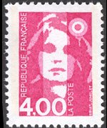 Francia 1990 - serie Marianna di Briat: 4 fr