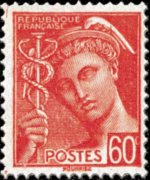 Francia 1938 - serie Testa di Mercurio: 60 c