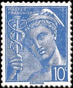 Francia 1938 - serie Testa di Mercurio: 10 c