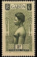 Gabon 1932 - set Woman: 2 fr