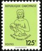 Gabon 1981 - serie Mamma con bambino: 125 fr