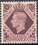 United Kingdom 1937 - set Portrait of King George VI: 11 p