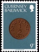 Guernsey 1979 - set Coins: 9 p