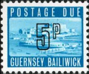 Guernsey 1971 - set Castle Cornet: 5 p