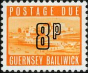 Guernsey 1971 - serie Castello di Cornet: 8 p