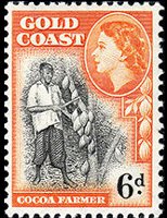 Gold Coast 1952 - set Land motives: 6 p