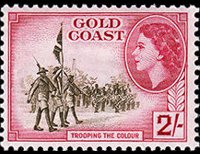 Gold Coast 1952 - set Land motives: 2 sh