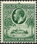 Gold Coast 1928 - set King George V: ½ p