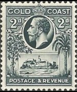 Gold Coast 1928 - set King George V: 2 p