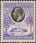Gold Coast 1928 - set King George V: 2 sh