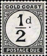 Costa d'Oro 1923 - serie Cifra: ½ p