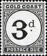 Costa d'Oro 1923 - serie Cifra: 3 p