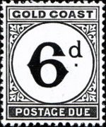 Costa d'Oro 1923 - serie Cifra: 6 p
