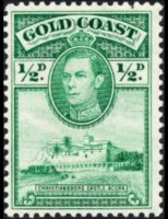 Gold Coast 1938 - set King George VI: ½ p