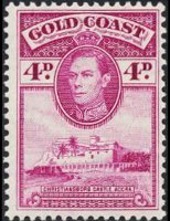 Gold Coast 1938 - set King George VI: 4 p